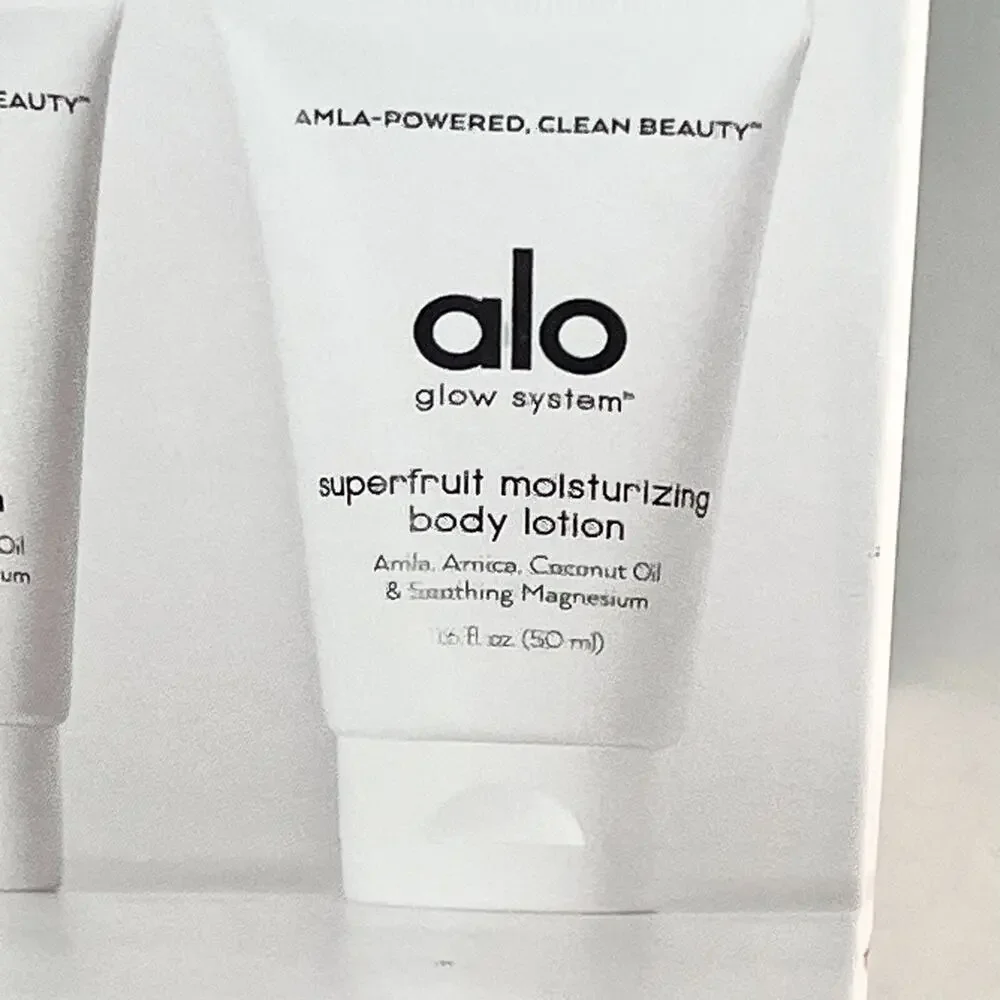 Alo Yoga Bestseller Body Duo Mega-C Body Wash Superfruit Body Lotion Travel 2x 1